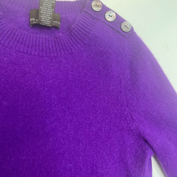 Fenn Wright Manson Cashmere  Sweater Purple  Color Ladies Size XSMALL - Picture 5 of 6